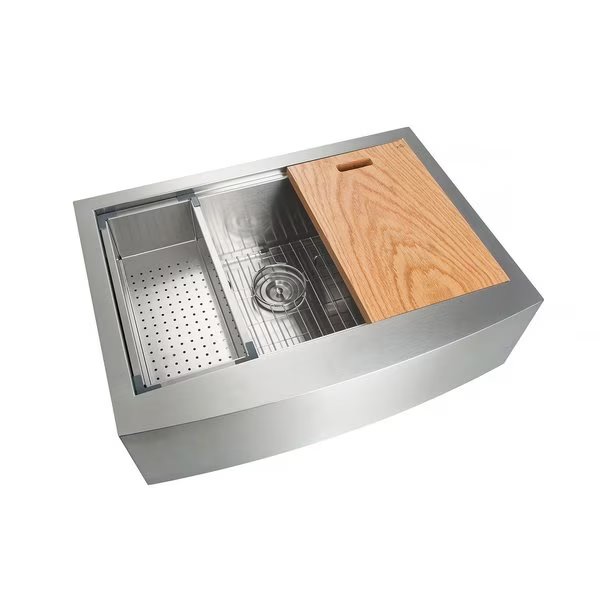 K1-SF30T, Undermount, Farmhouse/Apron Mount, Satin Finish, Kibi, Mfr#: K1-SF30T