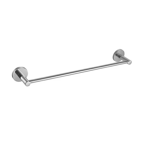 Circular Bathroom 18" Towel Bar - Chrome, Kibi, Mfr#: KBA1407CH