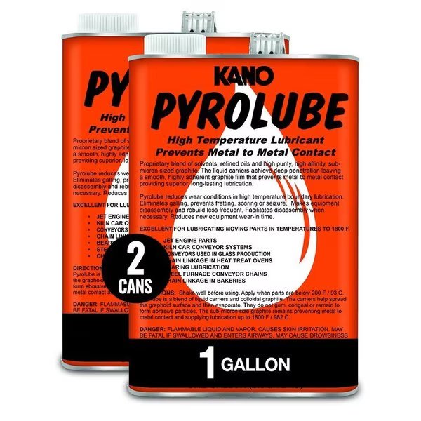 1 Gallon Pyrolube High Temperature Lubricant, 2PK, Kano, Mfr#: AZPY011C2