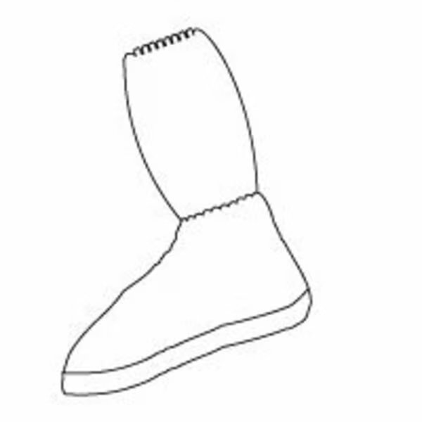 ProVent Knee-High Shoe/Boot Cover, White, One Size, 50PK, Kappler, Mfr#: PVN023GW0S