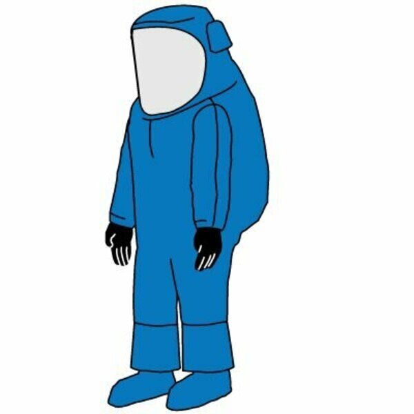 Zytron 100XP Training Suit, Blue, L/XL, 6PK, Kappler, Mfr#: Z1B556XPLGXL