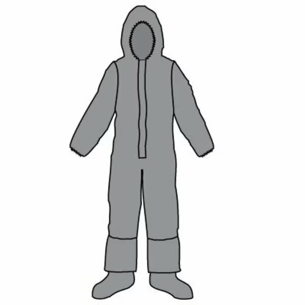 Zytron 200 Coverall, Gray, 2X/3X, 6PK, Kappler, Mfr#: Z2H426GY2X3X