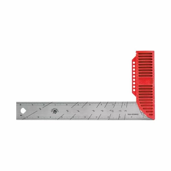 309 LEDGEND 12" Try & Mitre Square w/Stainless Steel Blade 1/16", Kapro, Mfr#: 309-12