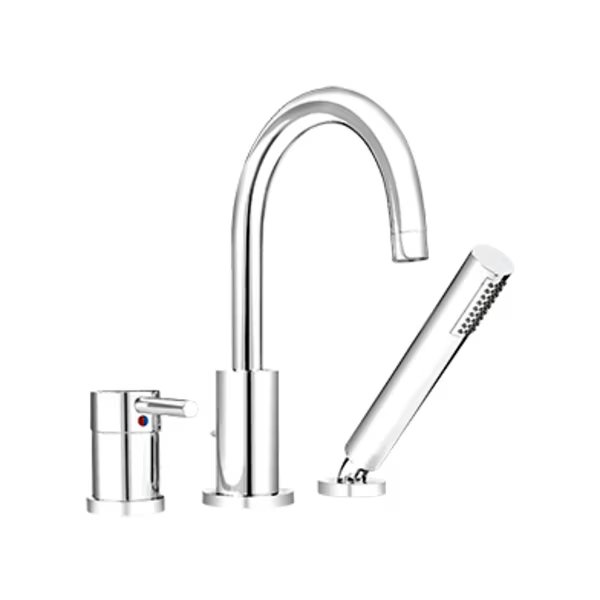 Bath Tub Faucet, Polished Chrome, Wall, Keeney Mfg, Mfr#: DEL43CCP