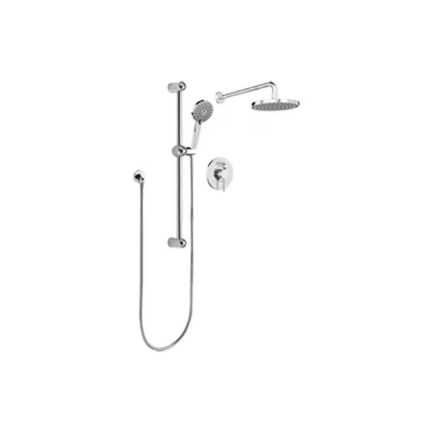 Shower Faucet Kit, Polished Chrome, Wall, Keeney Mfg, Mfr#: KIT-DEL130CCP