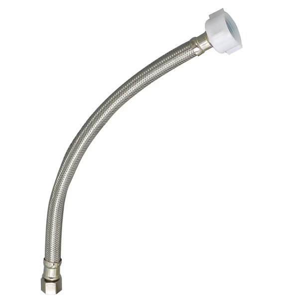 3/8" Compression x 7/8" Ballcock Toilet Supply Line, 12", Keeney Mfg, Mfr#: PP23805