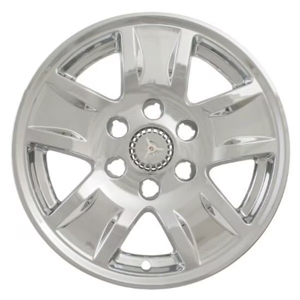17", 5 Spoke, Chrome Plated, Plastic, Set Of 4, Not Compatible With Steel Wheels, Coast2Coast, Mfr#: IWCIMP390XN