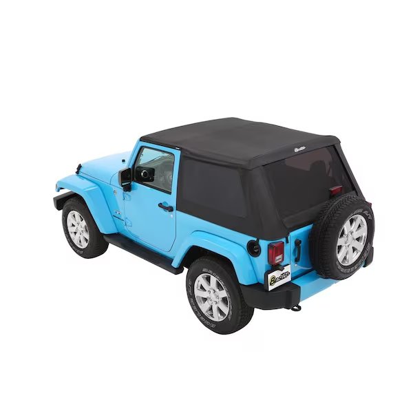 Trektop Slantback Soft Top For Jeep 2007-2018 Wrangler JK 2 Door