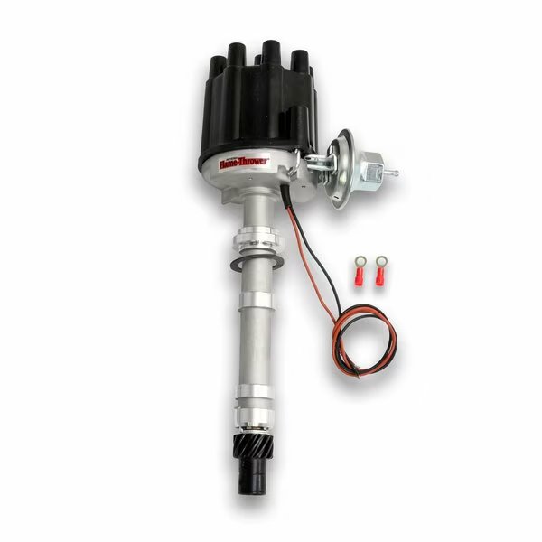 W/ Ignitor  Ignition Module, Magnetic Trigger, Vacuum Advance, Black Cap W/ Socket/Female Posts, Pertronix, Mfr#: D104600