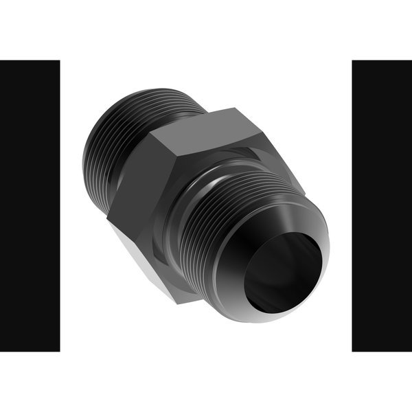 -6 AN Male, Straight, Aluminum, Black, Single, Aeroquip, Mfr#: FCM5052