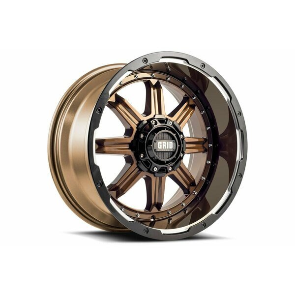 17 Diameter x 9 Width 5 x 150 Millimeter 5 x 590 Bolt Pattern, Grid Wheels, Mfr#: GD1017090550R0010