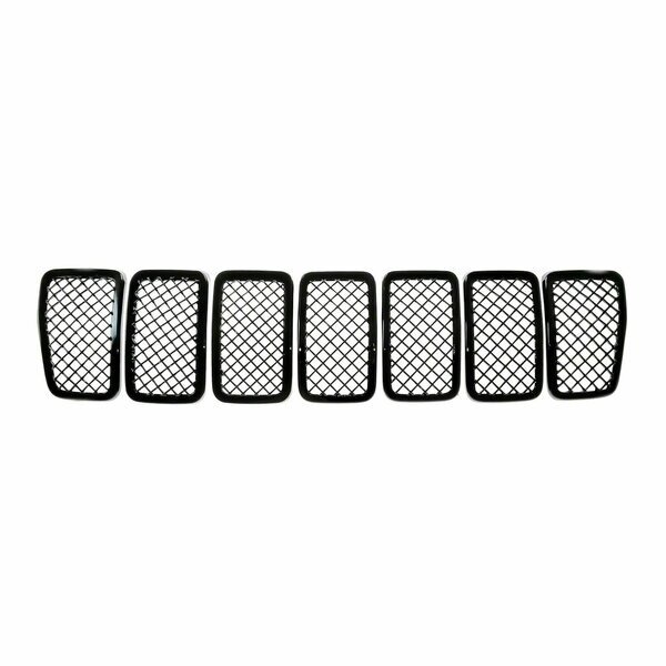 GRILL INSERT, GI;19-20 CHEROKEE;BLK;TRIM MESH, Coast2Coast, Mfr#: GI485BLK