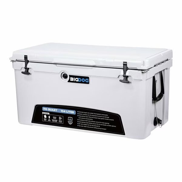 COOLER-FOOD AND BEVERAGE, 110 QT COOLER WITH ACCESSORIES, Husky Towing, Mfr#: BDC110
