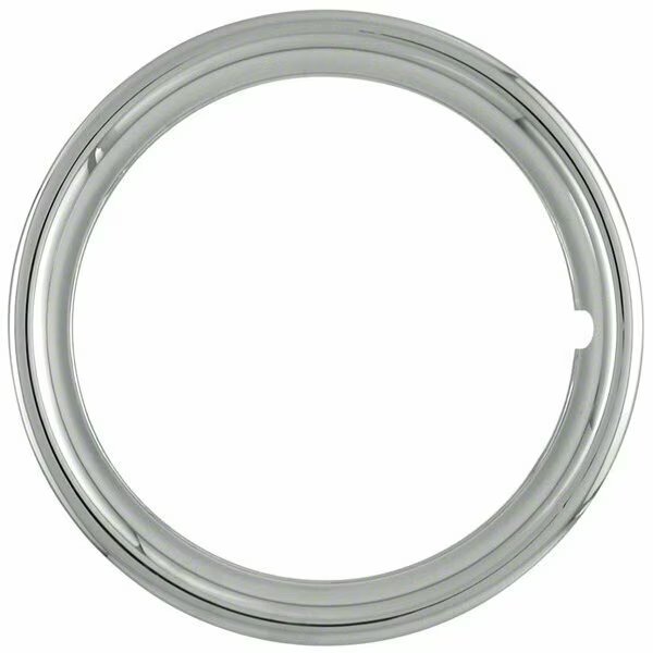 18" Diameter, 1-1/2" Depth, Chrome Plated, ABS Plastic, Set Of 4, Coast2Coast, Mfr#: IWC1518P
