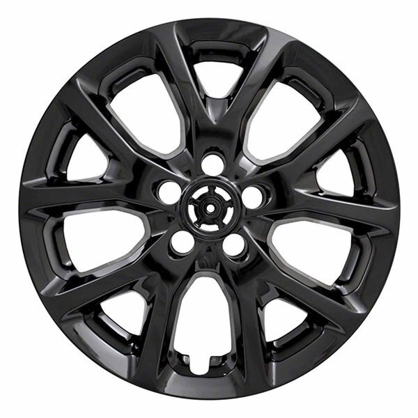 17", 10 Vent, Black, Plastic, Set Of 4, Not Compatible With Steel Wheels, Coast2Coast, Mfr#: IWCIMP382BLK