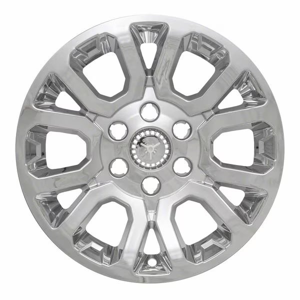 18", 6 Double Spoke, Chrome Plated, Plastic, Set Of 4, Not Compatible With Steel Wheels, Coast2Coast, Mfr#: IWCIMP404X