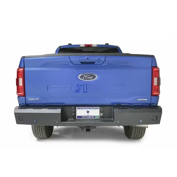 BUMPER TRUCK REAR Direct Fit Mounting Hardware Included Logo CutOut With Integrated Mount For LED, Fab Fours, Mfr#: FF21-RT5150-1