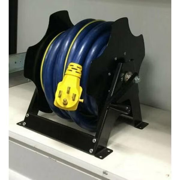 Use To Store Up To 30 Foot Of 30 Amp Or 50 Amp Power Cord Manual Operated Without Power Cord, Mor/Ryde, Mfr#: REEL56-009H