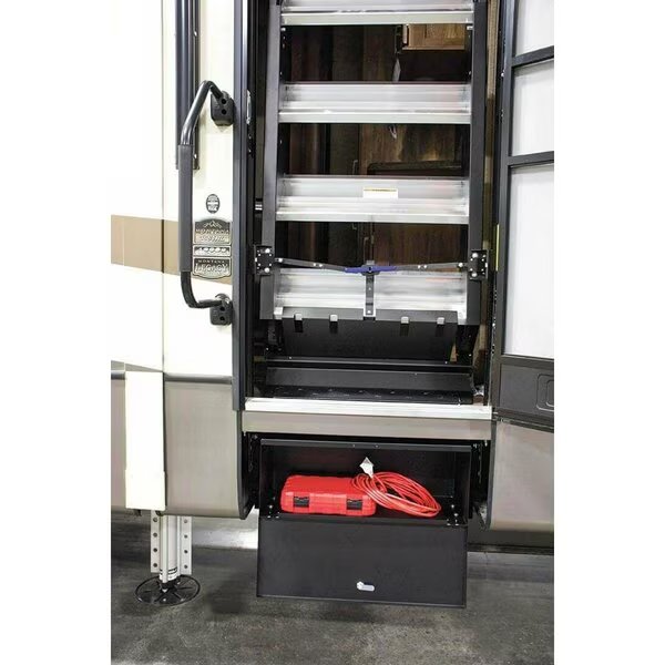 STORAGE BOX For Use With Fold Up Steps; 27-3/4 Inch Width x 10 Inch Height x 10-1/2 Inch Depth, Mor/Ryde, Mfr#: SP54-099