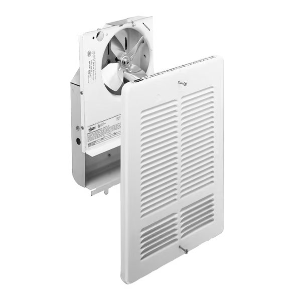 W Wall Heater 208V 1500-750W Interior & Grill White, King Electric, Mfr#: W2015-I-W