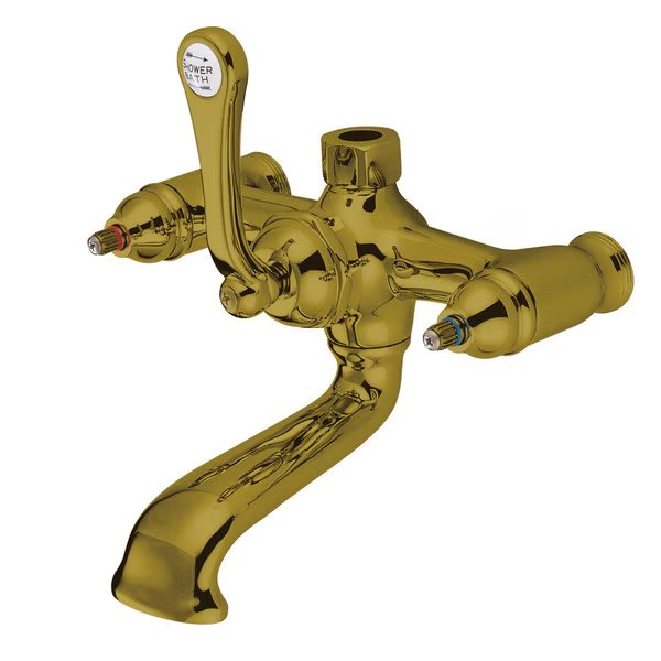 Tub Faucet Body, Polished Brass, Wall; Deck, Kingston Brass, Mfr#: ABT100-2