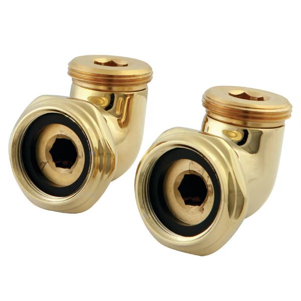L Shape Elbow for CC457T2, Tub Filler, Polished Brass, Kingston Brass, Mfr#: ABT136-2