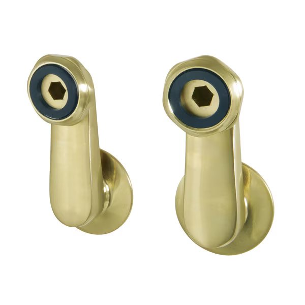 Swivel Elbows for Tub Faucet, Brushed Brass, Aqua Vintage, Mfr#: AE3SE7