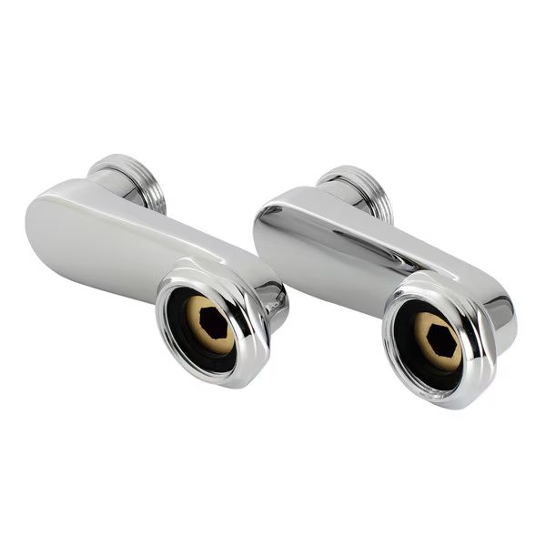 Swing Arms for Wall Mount Clawfoot Tub Faucet, Chrome, Aqua Vintage, Mfr#: AET135-1