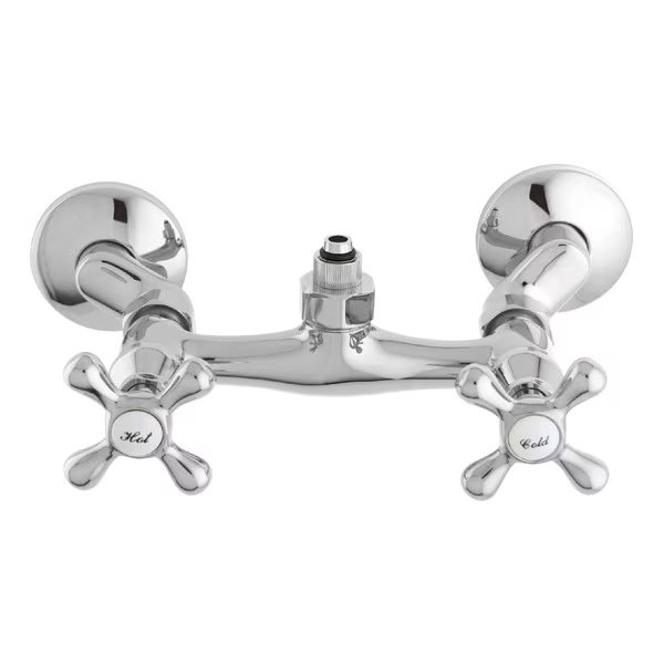 Tub Faucet Body, Polished Chrome, Wall, Kingston Brass, Mfr#: CC2131