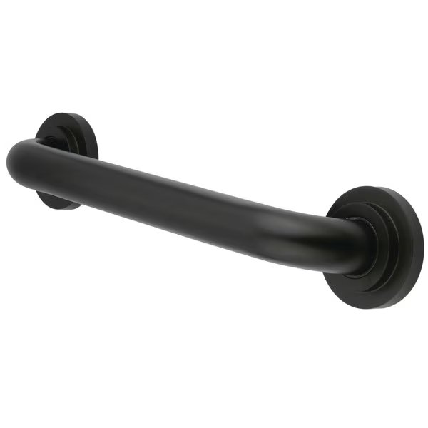 18-13/16" L, Contemporary, Brass, Grab Bar, Oil Rubbed Bronze, Manhattan, Mfr#: DR414165