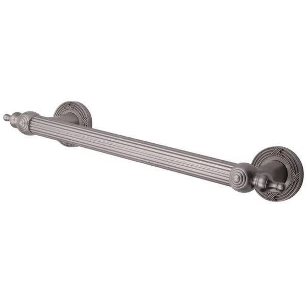 16" L, Templeton, Aluminum, Brass, Grab Bar, Brushed Nickel, Templeton, Mfr#: DR710128