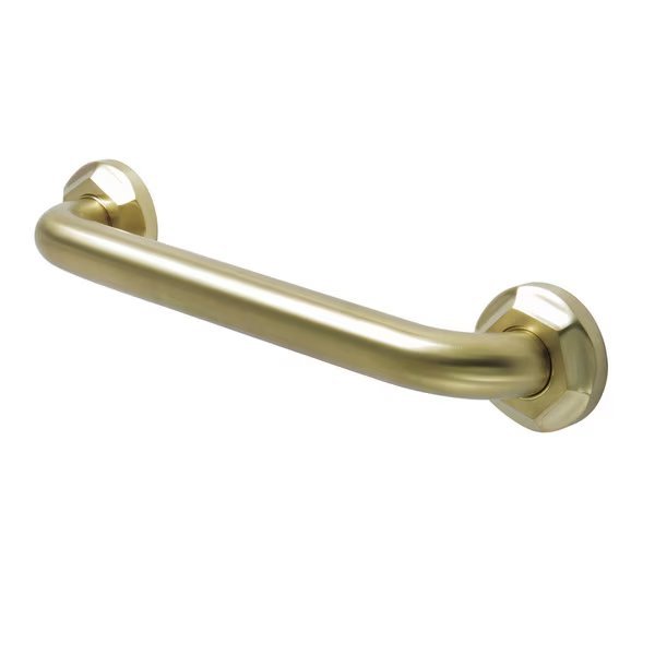 14-13/16" L, Contemporary, 17 ga. Brass, Grab Bar, Brushed Brass, Metropolitan, Mfr#: DR714127