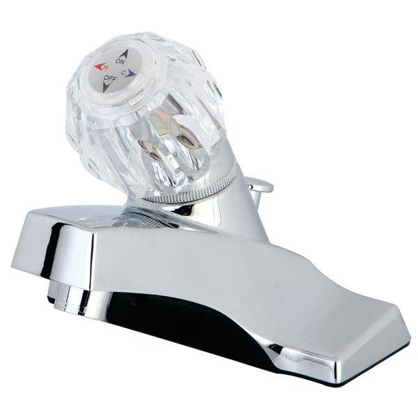 FB0521 Single-Handle 4" Centerset Bathroom Faucet with Plastic Pop-Up, Americana, Mfr#: FB0521