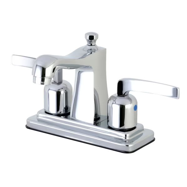 FB4641EFL 4-Inch Centerset Bathroom Faucet with Retail Pop-Up, Kingston, Mfr#: FB4641EFL