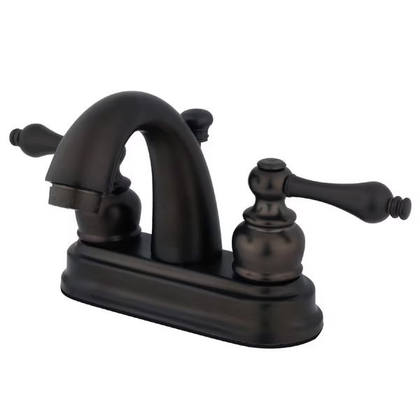FB5615AL 4-Inch Centerset Bathroom Faucet with Retail Pop-Up, Restoration, Mfr#: FB5615AL