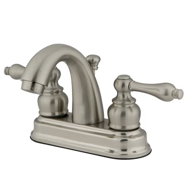 FB5618AL 4-Inch Centerset Bathroom Faucet with Retail Pop-Up, Restoration, Mfr#: FB5618AL