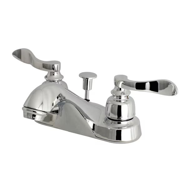 FB5621NFL 4-Inch Centerset Bathroom Faucet with Retail Pop-Up, Nuwave French, Mfr#: FB5621NFL