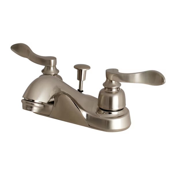 FB5628NFL 4-Inch Centerset Bathroom Faucet with Retail Pop-Up, Nuwave French, Mfr#: FB5628NFL