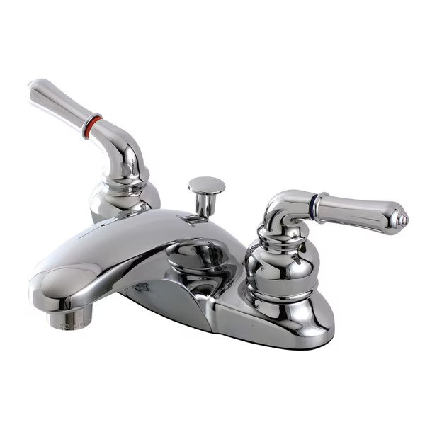 FB621 4-Inch Centerset Bathroom Faucet with Retail Pop-Up, Magellan, Mfr#: FB621