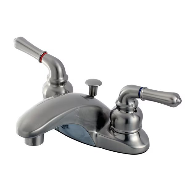 FB628 4-Inch Centerset Bathroom Faucet with Retail Pop-Up, Magellan, Mfr#: FB628