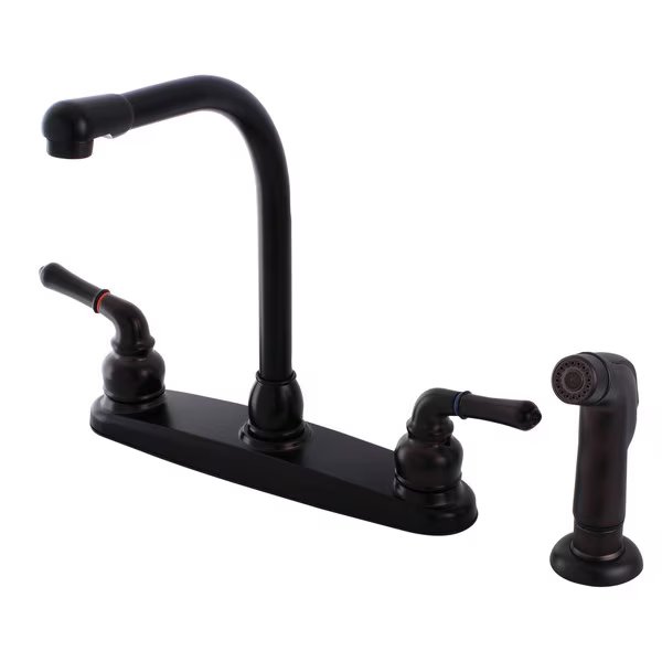 FB755SP 8-Inch Centerset Kitchen Faucet with Sprayer, Americana, Mfr#: FB755SP