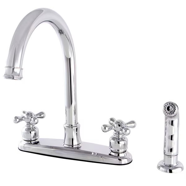 FB7791AXSP 8-Inch Centerset Kitchen Faucet with Sprayer, Victorian, Mfr#: FB7791AXSP