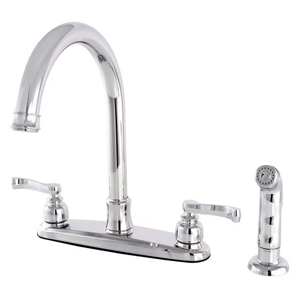 FB7791FLSP 8-Inch Centerset Kitchen Faucet with Sprayer, Royale, Mfr#: FB7791FLSP