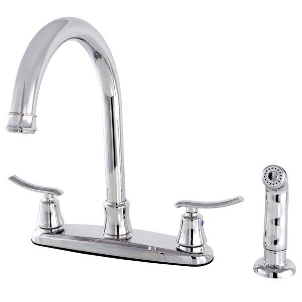 FB7791JLSP 8-Inch Centerset Kitchen Faucet with Sprayer, Jamestown, Mfr#: FB7791JLSP