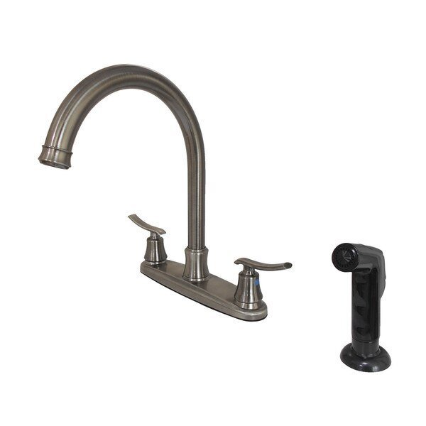 FB7794JLSP 8-Inch Centerset Kitchen Faucet with Sprayer, Jamestown, Mfr#: FB7794JLSP