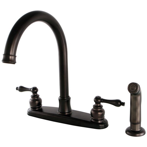 FB7795ALSP 8-Inch Centerset Kitchen Faucet with Sprayer, Victorian, Mfr#: FB7795ALSP