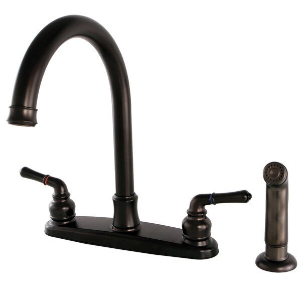 FB7795NMLSP 8-Inch Centerset Kitchen Faucet with Sprayer, Naples, Mfr#: FB7795NMLSP