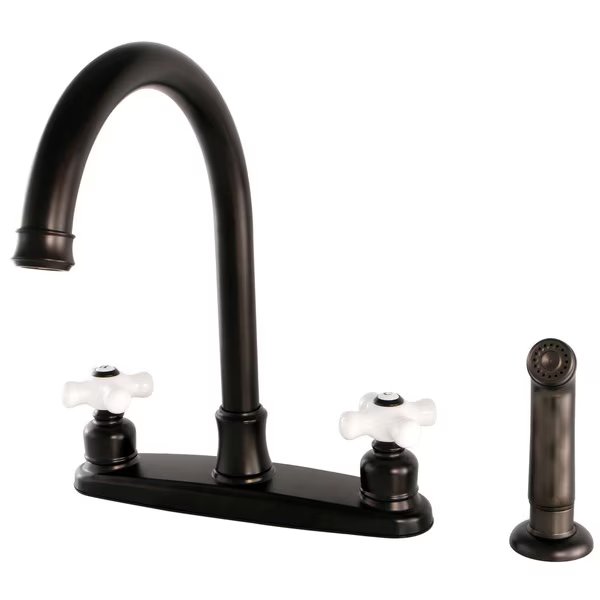 FB7795PXSP 8-Inch Centerset Kitchen Faucet with Sprayer, Victorian, Mfr#: FB7795PXSP
