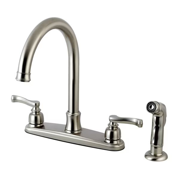 FB7798FLSP 8-Inch Centerset Kitchen Faucet with Sprayer, Royale, Mfr#: FB7798FLSP