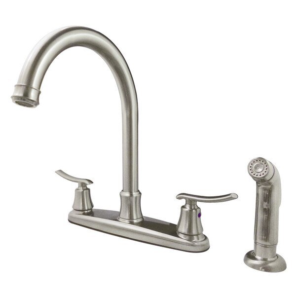FB7798JLSP 8-Inch Centerset Kitchen Faucet with Sprayer, Jamestown, Mfr#: FB7798JLSP